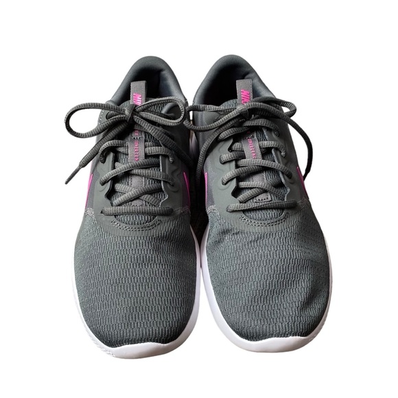 Nike Flex Experience Run 9 Running Shoe In Iron Grey & Pink - Picture 6 of 14